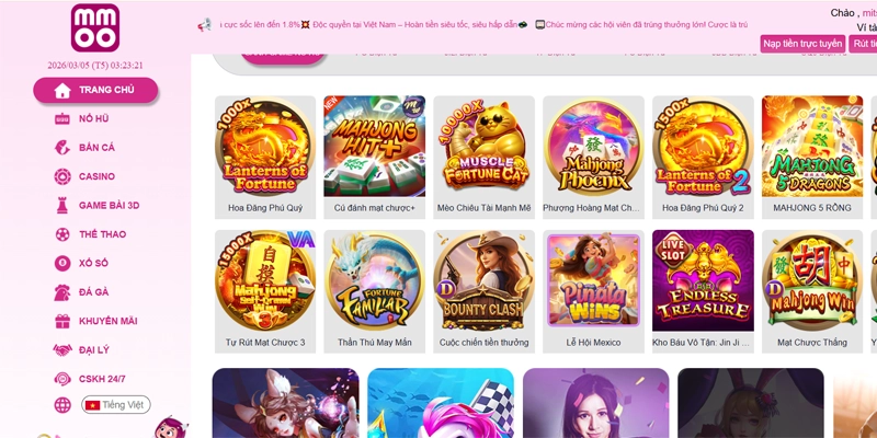 MMOO ⭐️ Link Vào MMOO.COM Uy Tín #1 VN ✔️ Nổ Hũ MM OO +88K 15 7 chuyên mục cá cược đặc sắc không thể bỏ lỡ tại MMOO